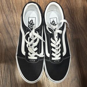 Vans Classic Black and White Sneakers